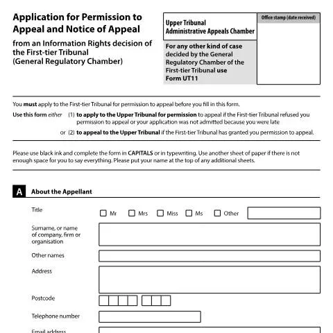 Document preview: How to Appeal an Information Rights Decision in the UK — Legal & justice