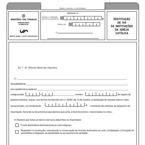 Pré-visualização do documento Como Funciona a Restituição de IVA para a Igreja Católica — Impostos
