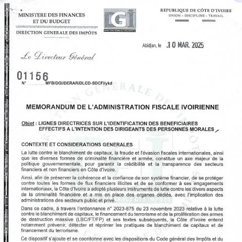 Aperçu du document Importance de la note de service 01156 pour la lutte contre la fraude — Démarches administratives