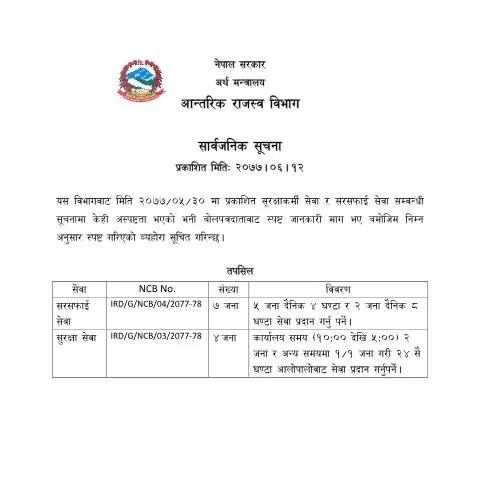 Document preview: नेपालमा सरकारी सेवाहरूको पहुँच र जानकारी — कर र कराधान (CERFA n°565872138 ywc09bq)
