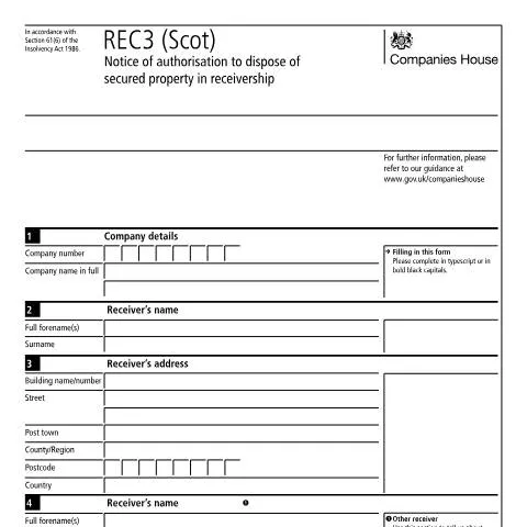 Document preview: Navigating the REC3 (Scot) for Secured Property — Business