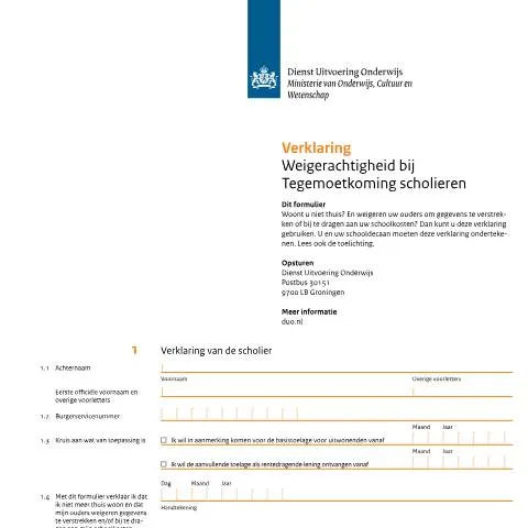 Documentvoorvertoning: Financiële steun voor studenten met weigerende ouders — Onderwijs & opleiding
