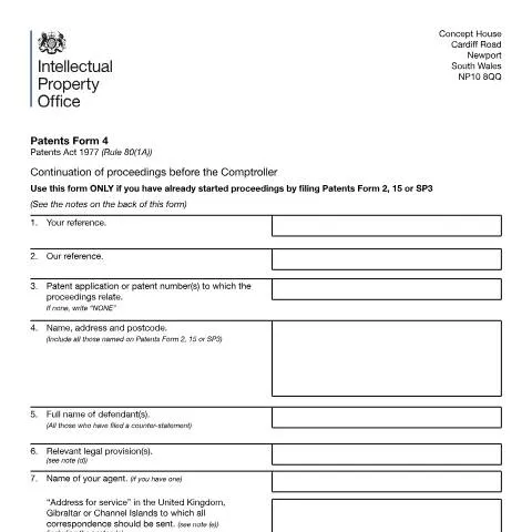 Document preview: Understanding Continuation of Proceedings in UK Patent Applications — Government & admin