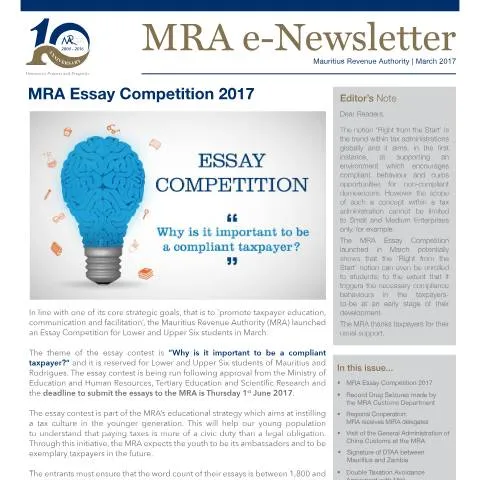 Document preview: Understanding the March 2017 Document's Role in Tax Education — Government & admin (March2017)