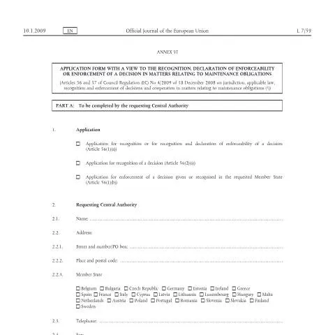 Document preview: Understanding the REMO 7 Application for Maintenance Recognition in — Legal & justice