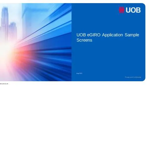 Document preview: Mastering the eGIRO Application for Effortless Transactions — Taxes (CERFA n°UOB---EGIRO-USER-GUIDE)