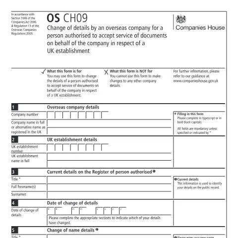Document preview: Understanding the OS CH09 for Overseas Companies in the UK — Government & admin