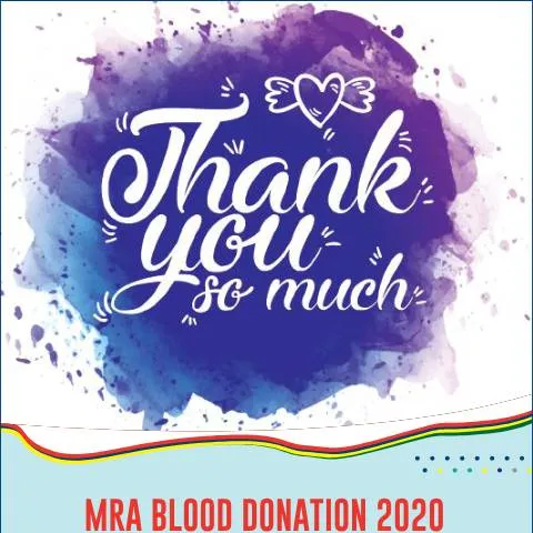 Document preview: Celebrating Community Heroes: Blood Donation 2020 — Government & admin (MRABloodDonation2020ThankYou)