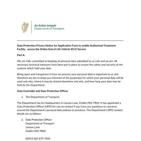 Document preview: Navigating Data Protection for Authorized Treatment Facilities in — Government & admin