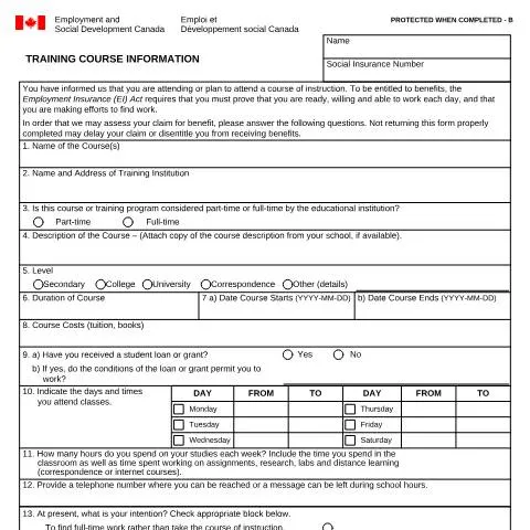 Document preview: Essential Insights on the INS3141 Training Course Form — Work & employment (CERFA n°INS3141)