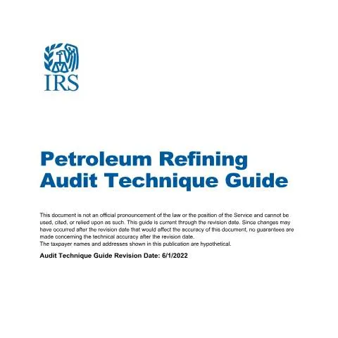 Document preview: A Comprehensive Overview of IRS Publication 5647 for Petroleum — Taxes (CERFA n°PUB-5647)