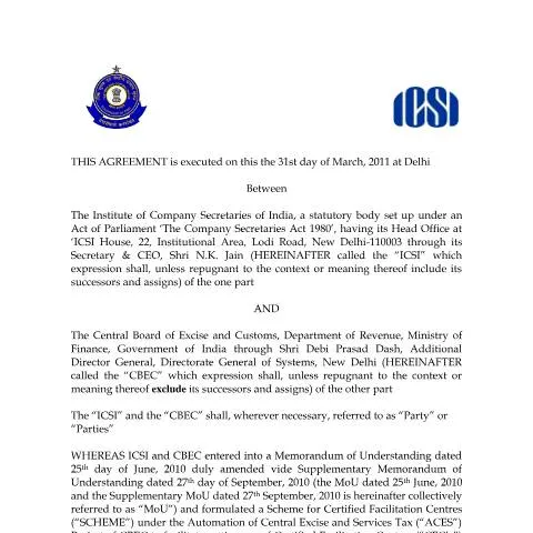 Document preview: Your Guide to the Extension of CFC MOU ICSI Form — Taxes (CERFA n°Extention_of_CFC_MOU_icsi)