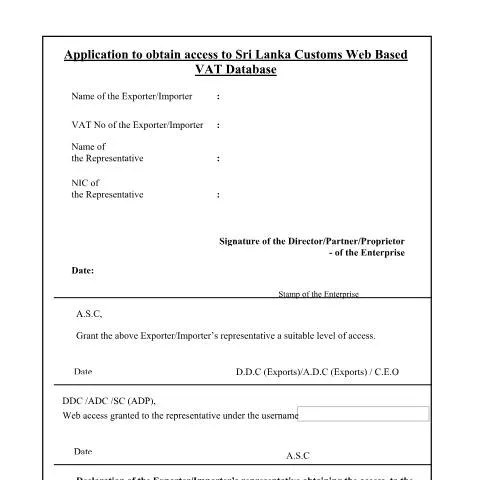 Document preview: Navigating the Web VAT Database Application in Sri Lanka — Government & admin