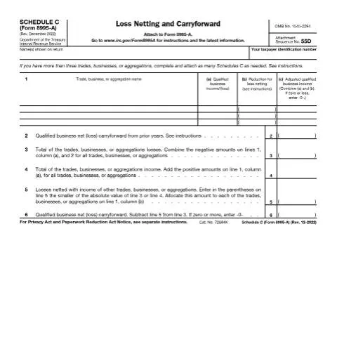 Document preview: A Comprehensive Guide to IRS Form 8995-A for Business Owners — Taxes (CERFA n°8995AC)