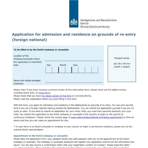 Documentvoorvertoning: Formulier 9521: Sleutel tot verblijf in Nederland — Immigratie & visa (CERFA n°9521)