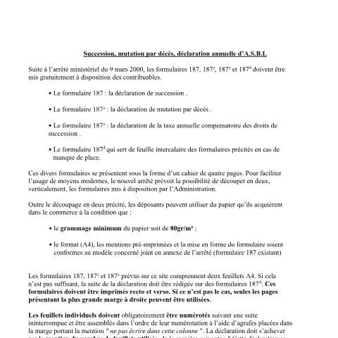 Aperçu du document Tout savoir sur le formulaire de décès 20230117-2k0000187l — État civil & identité (CERFA n°20230117-2k0000187l-fr-2023-region-wallonne-deces-a-partir-du-20220101)