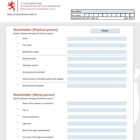 Aperçu du document Comprendre le formulaire Associé au Luxembourg — Démarches administratives (CERFA n°ass-e)