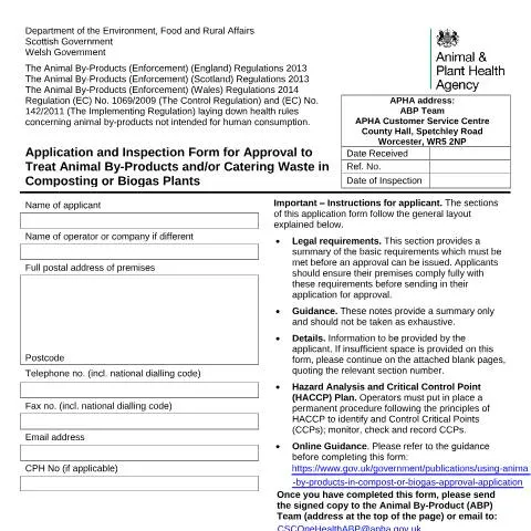 Document preview: Navigating the Approval Process for Animal By-Products — Government & admin