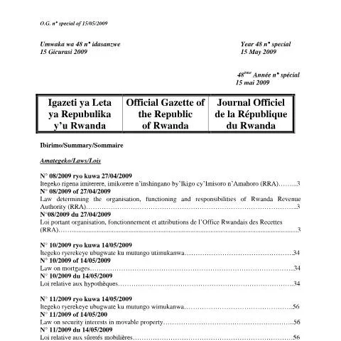 Document preview: Key Insights into Document n° 082009 Ryo Kuwa — Government & admin (CERFA n°n___082009_ryo_kuwa_27042009)
