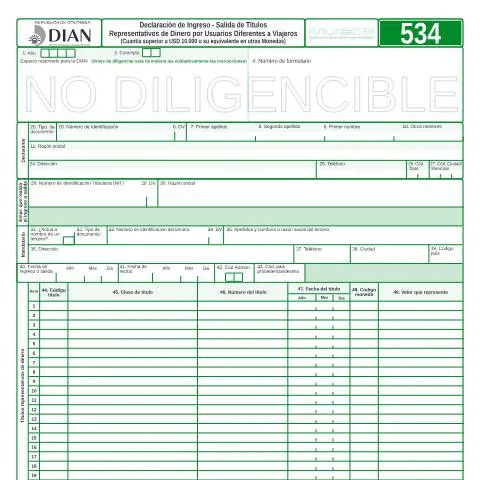 Vista previa del documento Requisitos para la Declaración de Ingreso y Salida de Dinero en — Trámites administrativos (CERFA n°F534-2008)