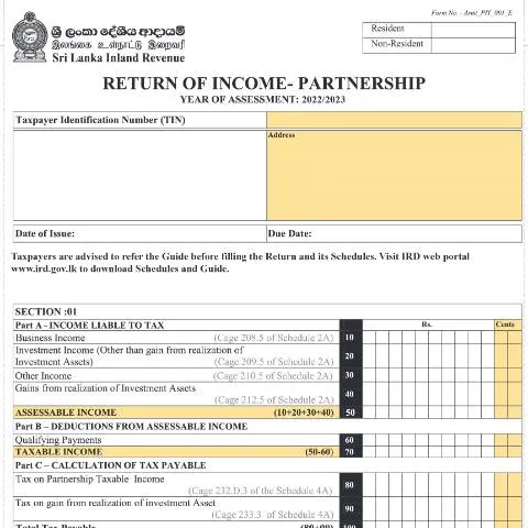 Document preview: Essential Guide to Form Asmt_PIT_001_2022 for Partnerships — Taxes (CERFA n°Asmt_PIT_001_2022)