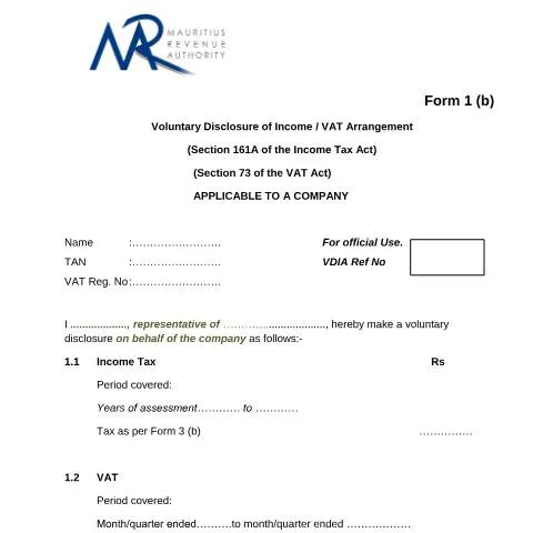 Document preview: Understanding Form 1b for Tax Compliance — Government & admin (CERFA n°Form1bAmnesty2013)