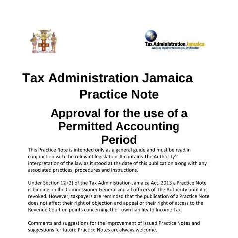Document preview: Understanding the Permitted Accounting Period Form in Jamaica — Government & admin (CERFA n°UPN-+Permitted+Accounting+Period+(FINAL+12122022))