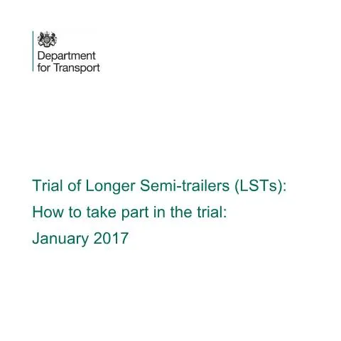 Document preview: Navigating the Application for Longer Semi-Trailers — Government & admin