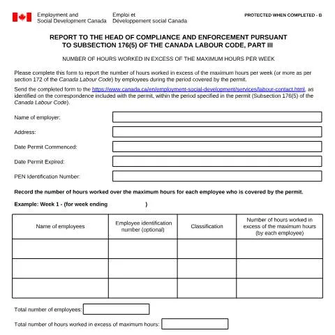 Document preview: The Significance of LAB1196 in Canadian Labor Compliance — Work & employment (CERFA n°LAB1196)