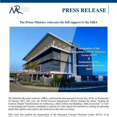 Document preview: Understanding the Prime Minister's Commitment to the MRA — Government & admin (PressRelease280122)