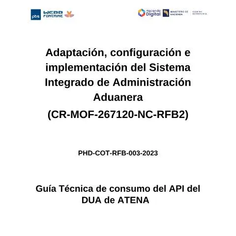 Vista previa del documento Guía Técnica del SIAA ATENA DUA: Navegando Trámites en Costa Rica — Trámites administrativos (CERFA n°SIAA-ATENA-DUA-GUIA-TECNICA)