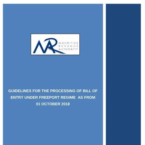 Document preview: Navigating BOE Processing Under the Freeport Regime — Government & admin (GuidelinesBOE)