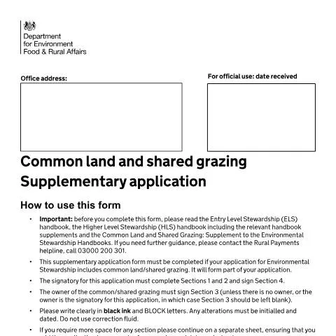 Document preview: Understanding Shared Grazing and Common Land in the UK — Government & admin
