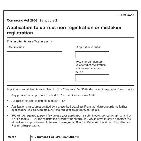 Document preview: Understanding DEFRA's Notice on Common Land and Greens Registration — Government & admin