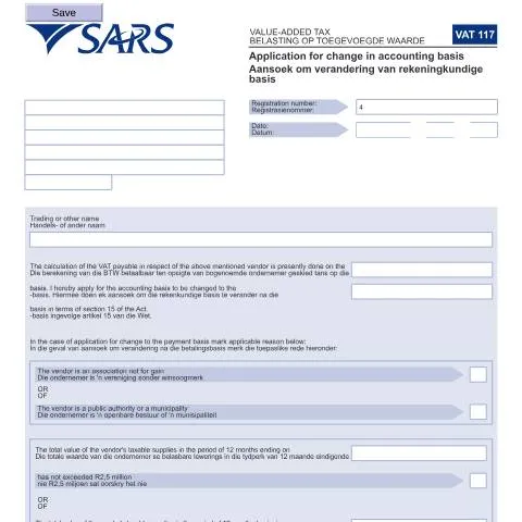 Document preview: Mastering the VAT117 Application for South African Businesses — Taxes (CERFA n°VAT117)