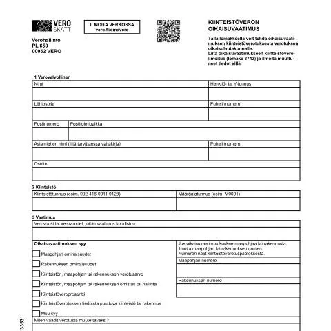 Document preview: Kiinteistöveron oikaisuvaatimuksen tärkeys ja prosessi — Verot & verotus