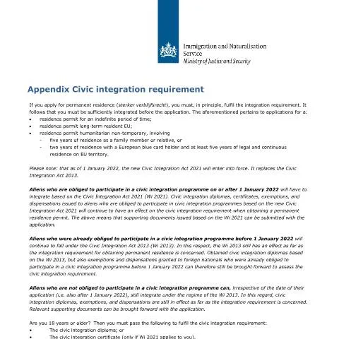 Documentvoorvertoning: Belang van het Formulier 7616 voor Integratie-eisen — Immigratie & visa (CERFA n°7616)