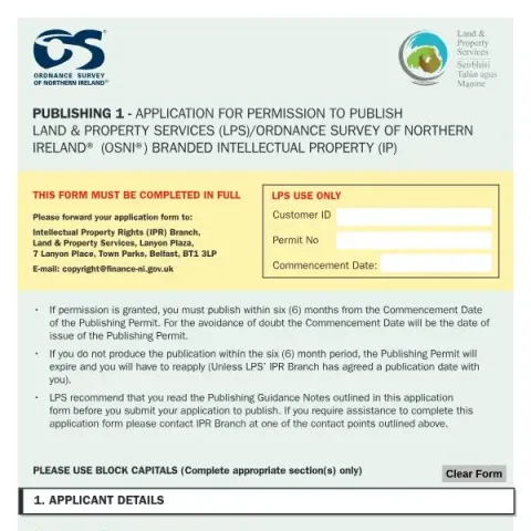 Document preview: Publishing 1 - Permission to Publish Land & Property Content — Government & admin (Publishing 1 (4.0))