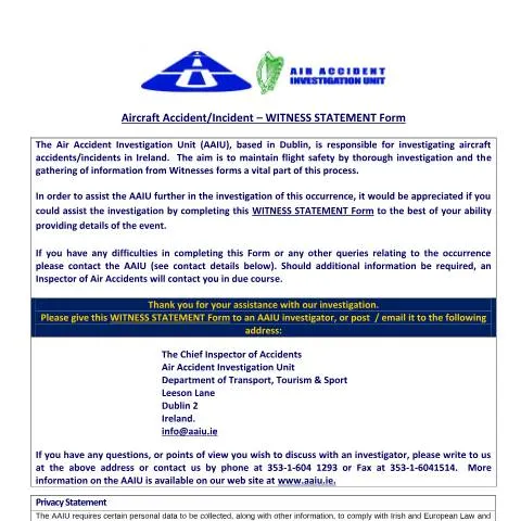Document preview: Understanding the Importance of the Witness Statement Form — Government & admin