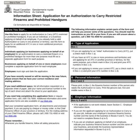 Document preview: Understanding the Application for Carrying Restricted Firearms — Legal & justice (5491e)