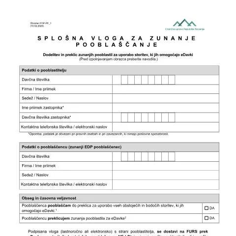 Document preview: Razumevanje obrazca EDP-PE_1 za davčne zavezance — Davki & obdavčitev (CERFA n°EDP-PE_1)
