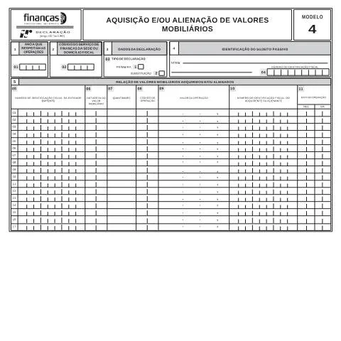 Pré-visualização do documento Entenda o Modelo 4 e suas Implicações Fiscais — Impostos (CERFA n°Modelo 4)