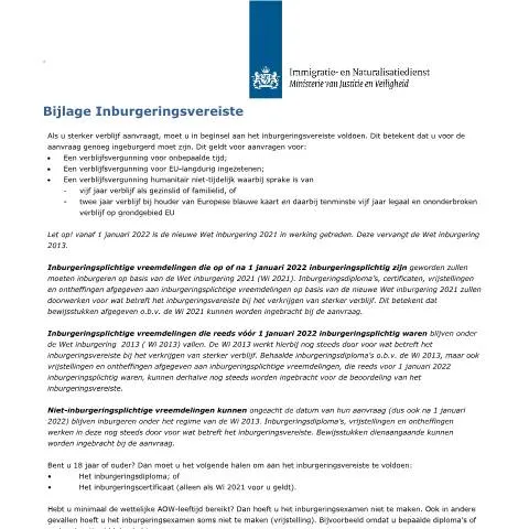 Documentvoorvertoning: De Cruciale Rol van Bijlage Inburgeringsvereiste 7116 — Immigratie & visa (CERFA n°7116)