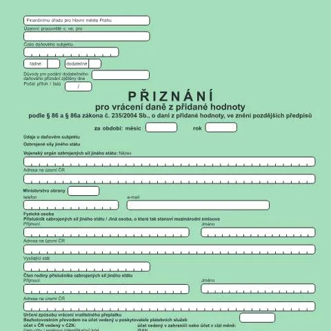 Document preview: Jak správně vyplnit žádost o vrácení DPH — Daně a fiskální záležitosti (CERFA n°25 5574)