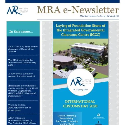 Document preview: Understanding the January 2020 Document's Impact on Mauritius — Government & admin (ENewsletterJan2020)