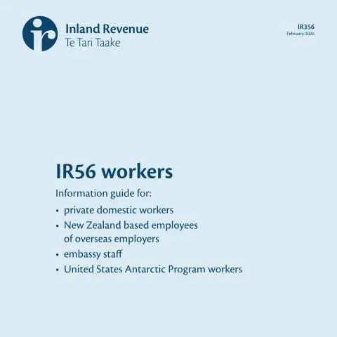Document preview: The Role of the IR356 Form for Workers in New Zealand — Work & employment (CERFA n°IR356)
