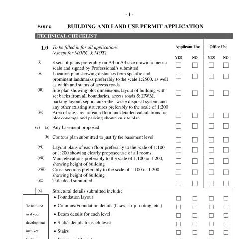 Document preview: Navigating the g_part_b Document for Construction Projects — Government & admin (g_part_b)