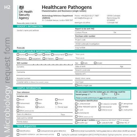Document preview: When to Request Expert Analysis for Challenging Bacterial Isolates — Health