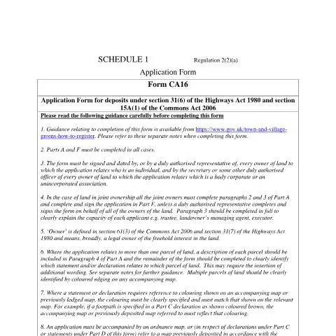 Document preview: Understanding the Commons Act 2006: Landowner and Highway Declarations — Government & admin