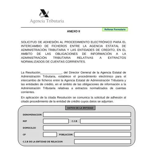 Vista previa del documento Adhesión al procedimiento electrónico de la AEAT para entidades de — Trámites administrativos